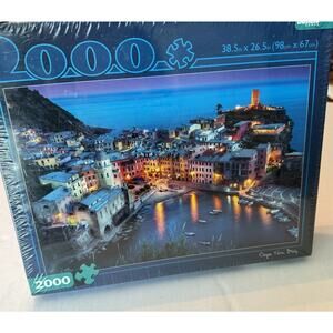 Buffalo Games NEW SEALED Jigsaw Puzzle Cinque Terre Italy 2000 Pieces Difficult‎